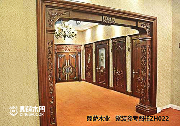 重慶鼎薩木門：整裝展示 參考ZH-022